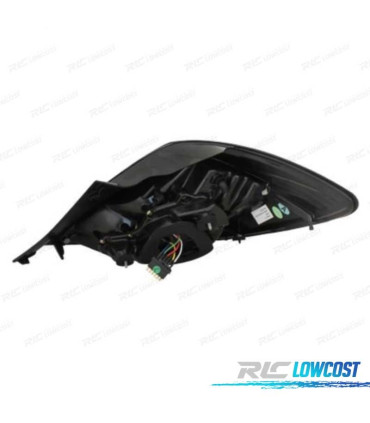 PILOTOS OPEL CORSA D 06-14 LED ROJO CROMO