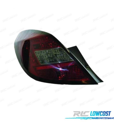 PILOTOS OPEL CORSA D 5P 06-14 LED ROJO AHUMADO