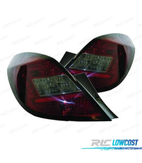 PILOTOS OPEL CORSA D 06-14 LED ROJO AHUMADO