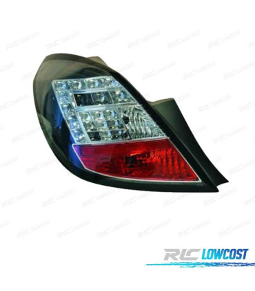 PILOTOS OPEL CORSA D 06-12 LED FONDO NEGRO