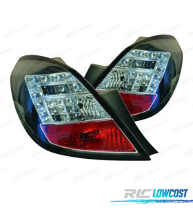 PILOTOS OPEL CORSA D 06-12 LED FONDO NEGRO