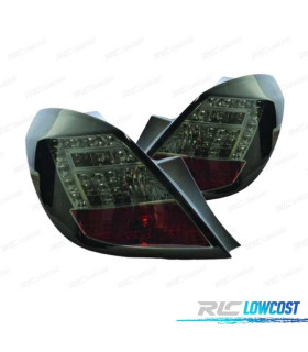 PILOTOS OPEL CORSA D 06-14 LED FONDO NEGRO AHUMADO