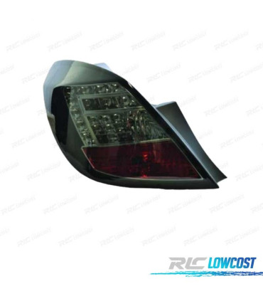 PILOTOS OPEL CORSA D 06-14 LED FONDO NEGRO AHUMADO