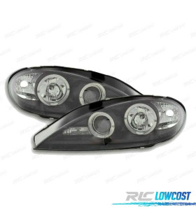 FAROS RENAULT MEGANE 99-02 OJOS ANGEL CCFL FONDO NEGRO