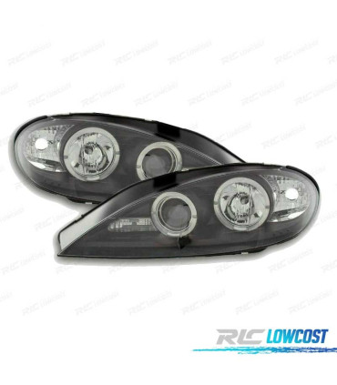 FAROS RENAULT MEGANE 99-02 OJOS ANGEL CCFL FONDO NEGRO