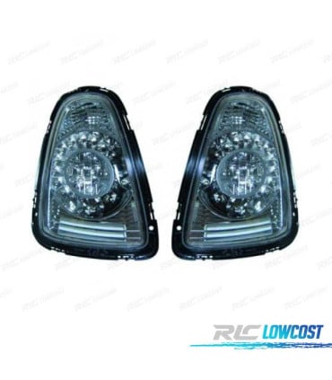 PILOTOS MINI COOPER 06-10 LED FONDO CROMO