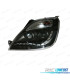 FAROS FORD FIESTA 02-05 LUZ DIURNA FONDO NEGRO