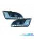 FAROS FORD FOCUS 04-08 LUZ DIURNA + INTERMITENTE LED FONDO NEGRO