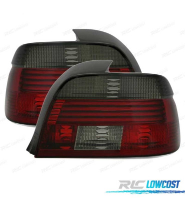 PILOTOS BMW E39 00-03 ROJO AHUMADO LED