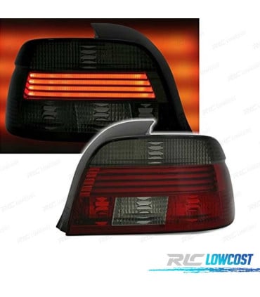 PILOTOS BMW E39 00-03 ROJO AHUMADO LED
