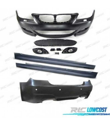 KIT CARROCERIA BMW E60 03-07 LOOK M5 SRA + TALONERAS