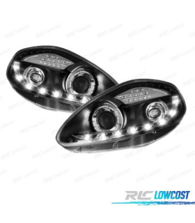 FAROS FIAT GRANDE PUNTO 05-08 LUZ DIURNA FONDO NEGRO