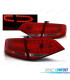 PILOTOS AUDI A4 B8 07-11 LED ROJO CROMO