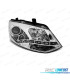 FAROS VOLKSWAGEN VW POLO 6R 10-14 LUZ DIURNA FONDO CROMO