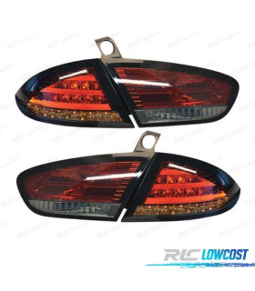 PILOTOS SEAT LEON 09-12 LED TIPO CELIS ROJO AHUMADO