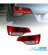 PILOTOS AUDI Q7 05-09 LED ROJO CROMO
