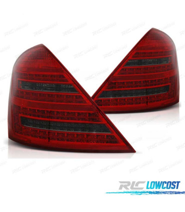PILOTOS MERCEDES CLASE S W221 05-11 LED ROJO AHUMADO