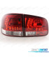 PILOTOS VOLKSWAGEN VW TOUAREG 02-10 LED ROJO CROMO