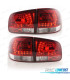 PILOTOS VOLKSWAGEN VW TOUAREG 02-10 LED ROJO CROMO