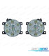FAROS ANTINIEBLAS LED LUZ DIURNA FONDO CROMO