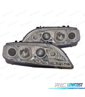 FAROS MAZDA 6 02-08 OJOS ANGEL LUZ DIURNA FONDO CROMO