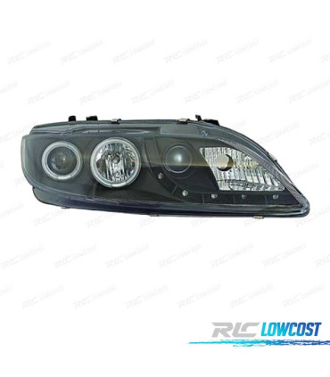 FAROS MAZDA 6 02-08 OJOS ANGEL LUZ DIURNA FONDO NEGRO