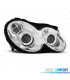 FAROS MERCEDES CLASE CLK W209 02-09 LUPA FONDO CROMO