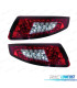 PILOTOS PORSCHE 997 04-08 LED ROJO CROMO