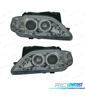 FAROS CITROEN XSARA 97-99 OJOS ANGEL FONDO CROMO