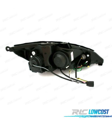 FAROS FORD FOCUS 98-01 LUZ DIURNA FONDO NEGRO