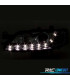 FAROS PARA OPEL VECTRA B 96-98 LUZ DIURNA LED FONDO NEGRO