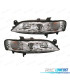 FAROS OPEL VECTRA B 99-02 LUZ DIURNA LED FONDO CROMO