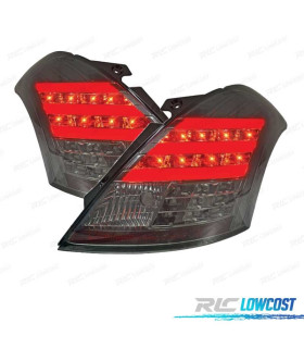 PILOTOS SUZUKI SWIFT 10- LIGHT BAR FONDO CROMO AHUMADO