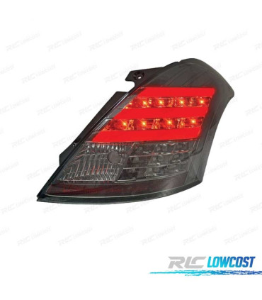 PILOTOS SUZUKI SWIFT 10- LIGHT BAR FONDO CROMO AHUMADO