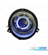 FAROS VOLKSWAGEN VW LUPO 98-05 LUZ DIURNA OJOS ANGEL FONDO CROMO