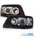 FAROS VOLKSWAGEN VW T5 03-09 OJOS ANGEL FONDO NEGRO