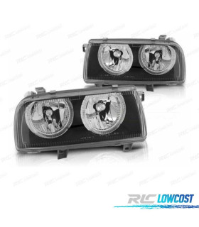 FAROS VOLKSWAGEN VW VENTO 92-98 OJOS ANGEL NEGRO