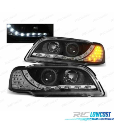 FAROS VOLVO S40 96-00 LUZ DIURNA FONDO NEGRO
