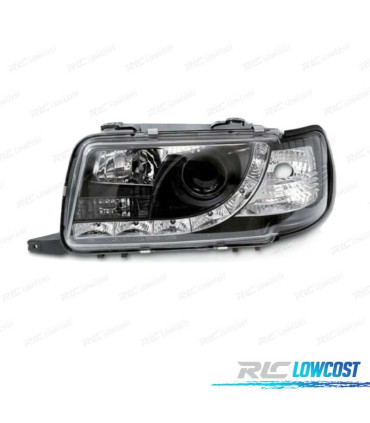 FAROS AUDI 80 91-94 LUZ DIURNA FONDO NEGRO