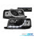 FAROS AUDI 80 91-94 LUZ DIURNA FONDO NEGRO