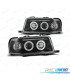 FAROS AUDI 80 91-94 OJOS ANGEL FONDO NEGRO