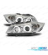 FAROS BMW E90 E91 05-08 OJOS ANGEL FONDO CROMO