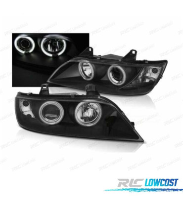 FAROS BMW Z3 OJOS ANGEL EYES CCFL FONDO NEGRO 96-02