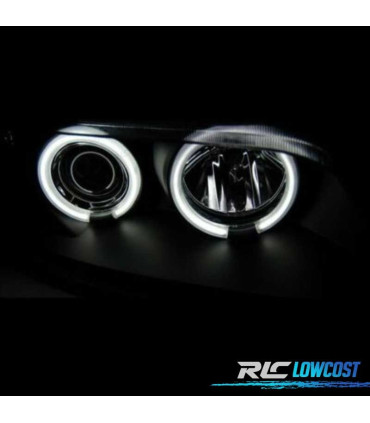 FAROS BMW Z3 OJOS ANGEL EYES CCFL FONDO NEGRO 96-02