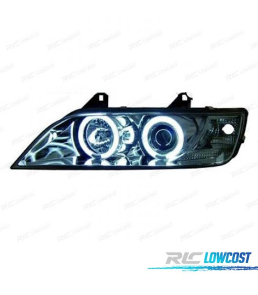FAROS BMW Z3 96-02 OJOS ANGEL CCFL FONDO CROMO