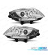 FAROS BMW Z4 E85 03-09 OJOS ANGEL FONDO CROMO