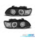 FAROS BMW X5 E53 99-03 OJOS ANGEL CCFL FONDO NEGRO