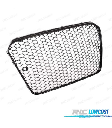 PARRILLA AUDI A5 12-16 LOOK RS5 NEGRO BRILLO