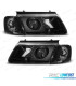 FAROS VOLKSWAGEN VW PASSAT 3B 96-00 LUPA FONDO NEGRO