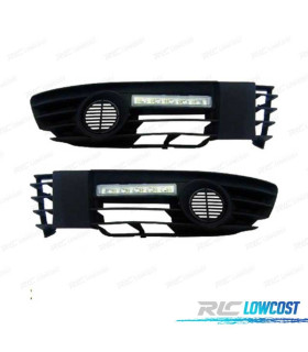 LUZ DIURNA VOLKSWAGEN VW PASSAT 00-05 CRISTAL CLARO CROMADO + REJILLAS